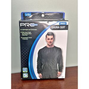 Sauna Suit Pro Strength Unisex L/XL 2Pc Lightweight Promotes Sweat & Weight Loss